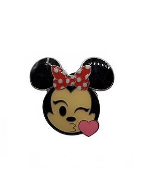 Disney Pin - Minnie Mouse - Kiss - Emoji Blitz